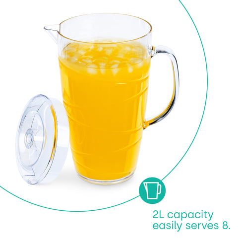 Swirl Outdoor 2L Pitcher - Transparent
